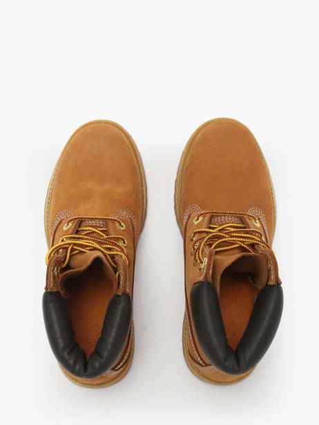 Enkellaarsjes Uit Leder Timberland Bruin women 3617131 ander zicht 3